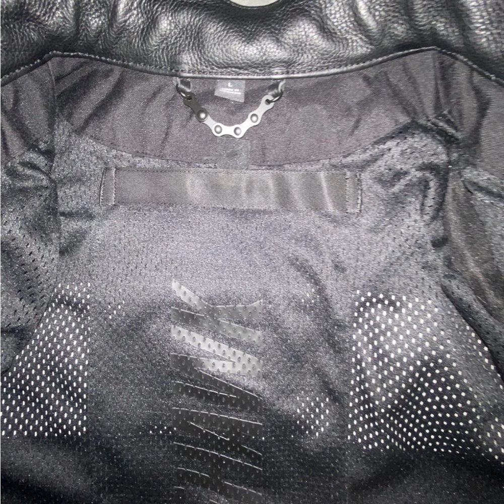 Motorcycle Leather Jacket Engine Hawk Biker - Picture 4 of 7